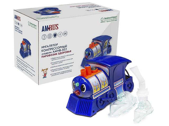 ингалятор компрес. amnb-502 паровозик детск.