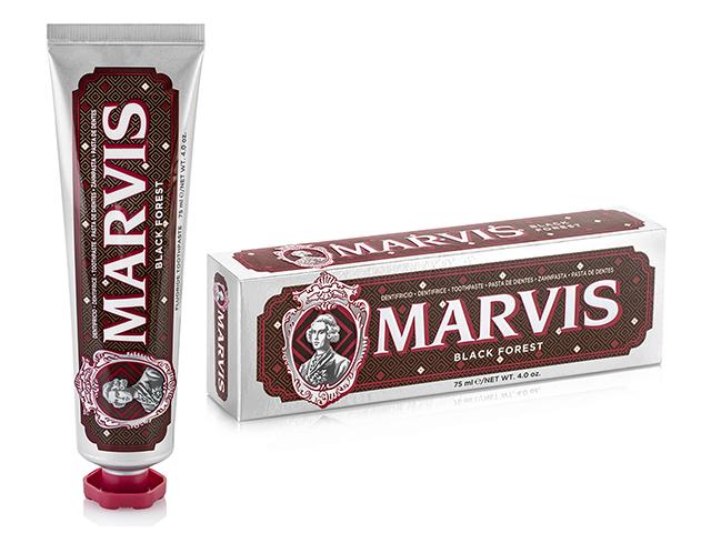 marvis зубная паста black forest/ черный лес ( вкус вишни, темного шоколада и др.). 75 мл. 411163