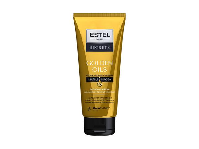 estel secrets golden oils бальзам-маска с компл драг масел д волос 200мл es o bm200