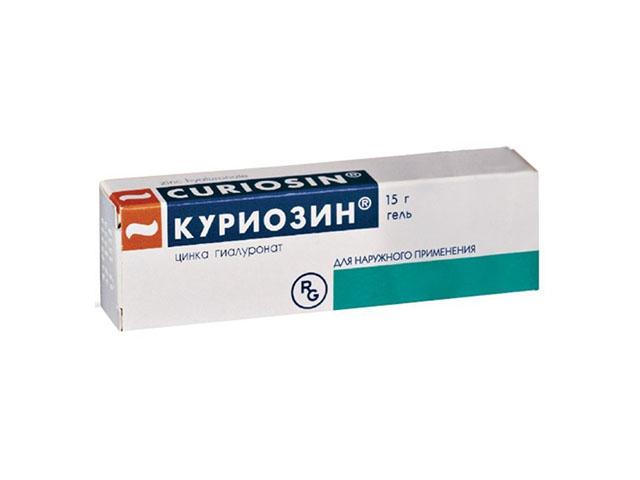 куриозин 0,103% 15г. гель /гедеон рихтер/