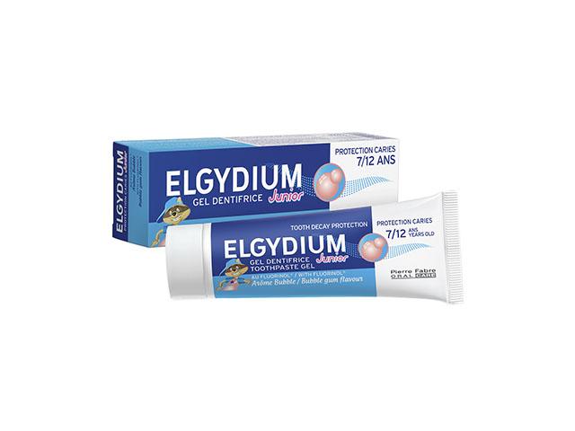 *elgydium зуб.паста-гель защита от кариеса junior aroma  bublle 50мл.  d00043 [elgydium]