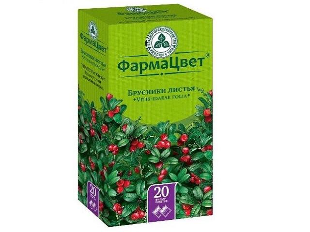 брусники лист 1,5г. №20 пак. /красногорск/