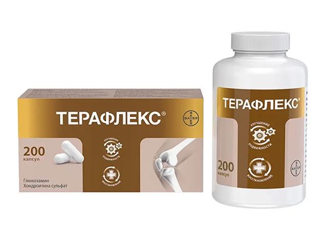 терафлекс 500мг.+400мг. №200 капс.