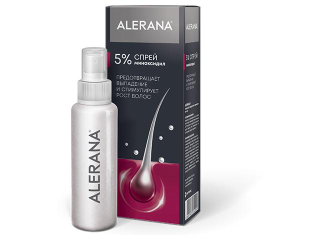 алерана 5% 60мл. спрей д/наруж. п/выпадения волос [alerana] 4224