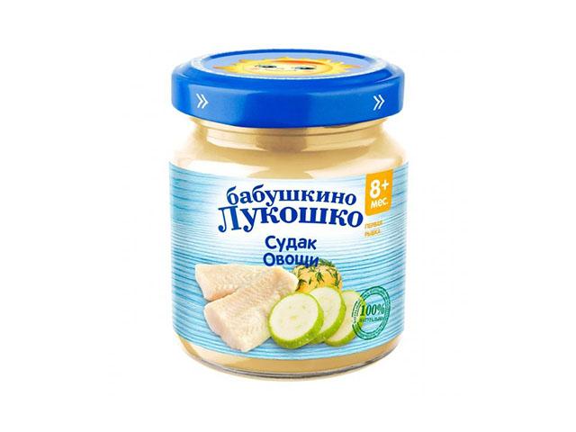 б.лукошко пюре 100г. судак+рагу овощ.