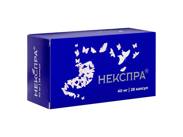 некспра 40мг n28 капс кишечнораствор