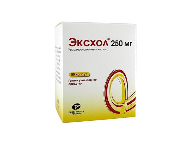 эксхол 250мг. №50 капс. /канонфарма/