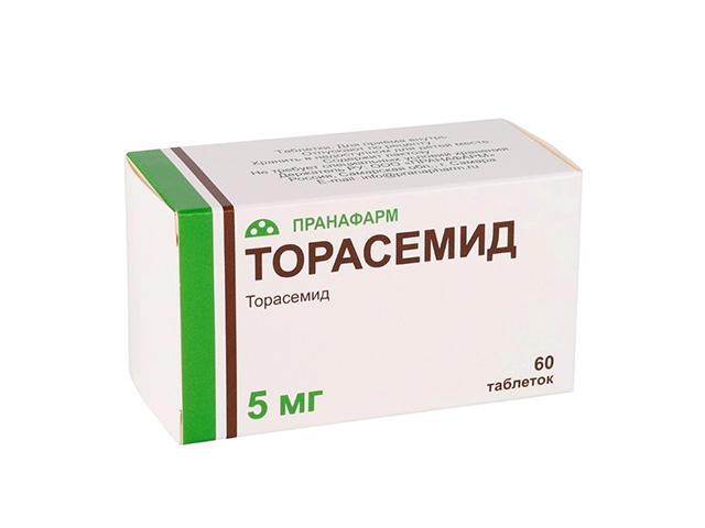 торасемид таб. п/п/о 5мг №60 /пранафарм/ 2306
