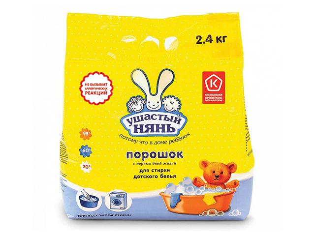 ушастый нянь порошок д/всех видов стирок 2400г.
