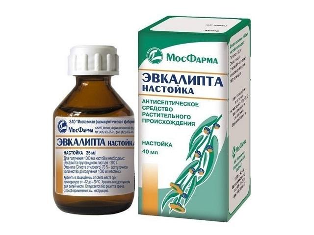 эвкалипта настойка 25мл /московская фф/