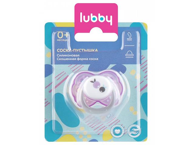 лубби соска-пустышка малыши и малышки силик. 0+ /арт.11402/ [lubby]