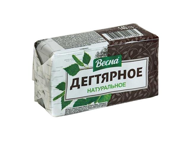 мыло туалетное дегтярное 140г. /весна/