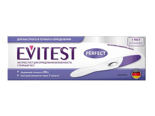 эвитест перфект струйный тест-кассета д/опред. берем. [evitest]