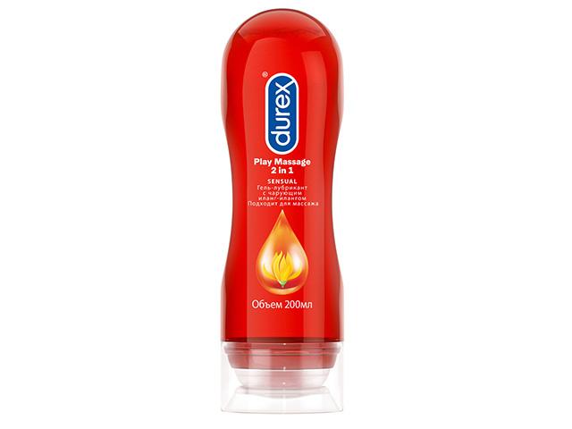 дюрекс гель-лубрикант 2в1 плэй sensual 200мл. [durex]
