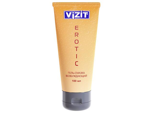 визит гель-смазка erotic возбуждающий 100мл. [vizit]