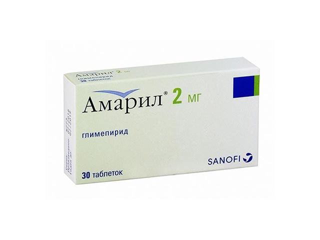 амарил 2мг. №30 таб. 6433