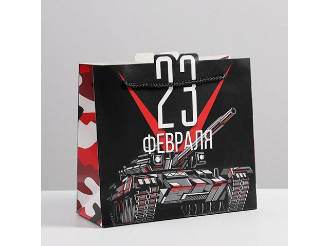*пакет подарочный "танки", 25 х 26 х 10 см. 7010105