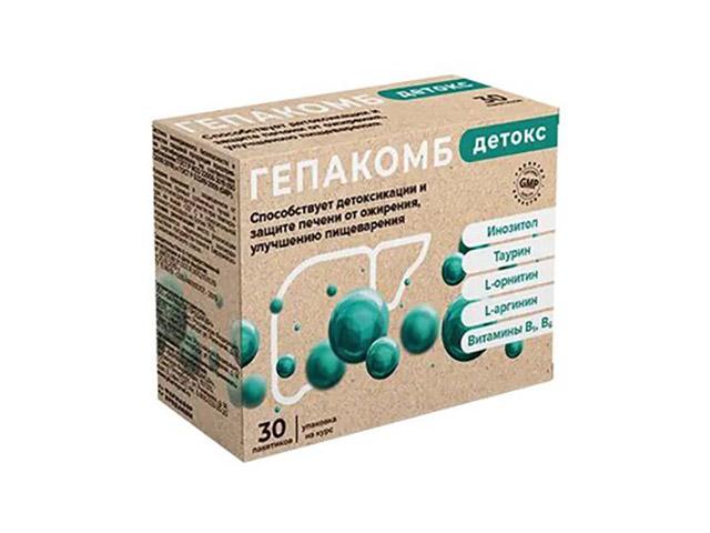 гепакомб детокс 6г №30 пор. д/приг. р-ра д/вн. приема пакет(бад)