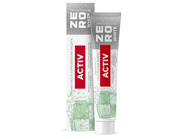 зеровайт зубная паста актив комплексная защита, 100 г. (zero white)