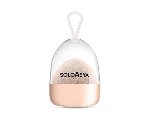 *solomeya спонж косметический для макияжа со срезом персик. 06-961
