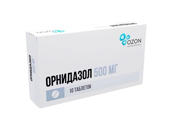 орнидазол 500мг. №10 таб. /озон/