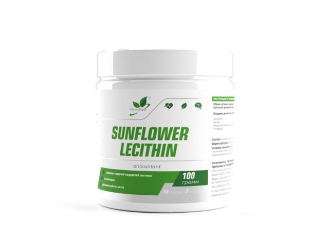 *naturalsupp подсолнечный лецитин 100гр. нф-00000231