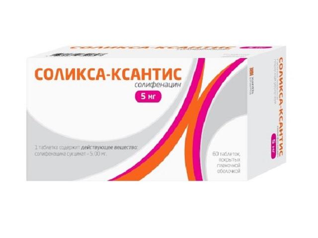 соликса-ксантис 5мг №60 таб. п/п/о