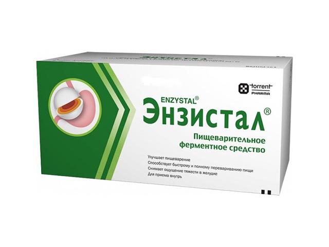 энзистал №60 таб. п/о