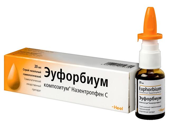 эуфорбиум композитум назентропфен с 20мл. назал.спрей