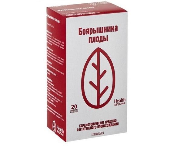 боярышника плоды 1,5г. №20 пак. /здоровье/