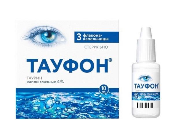 тауфон 4% 10мл. гл.капли фл./кап.№3 /фармстандарт/ 4860