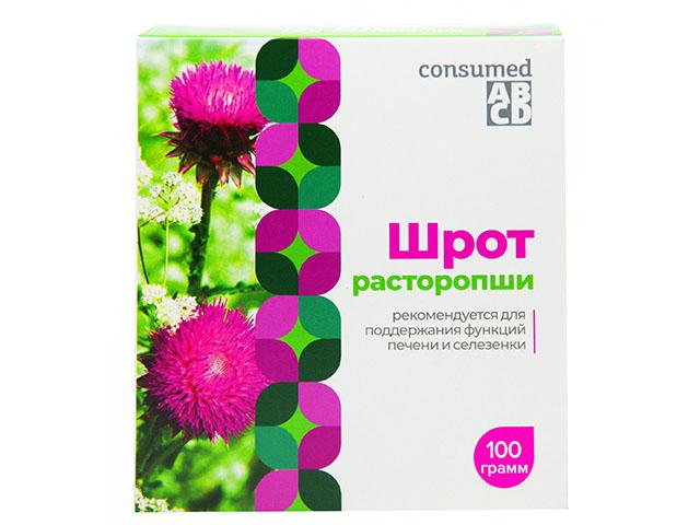 консумед шрот расторопши, 100г. (consumed)