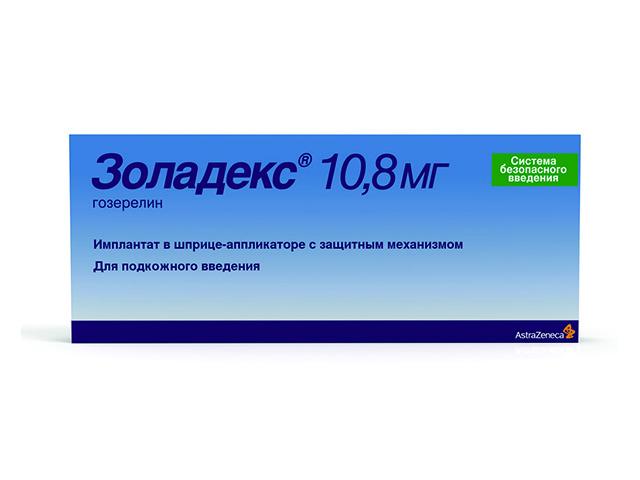 золадекс 10,8мг. №1 капс пролонг в шприце с аппл.