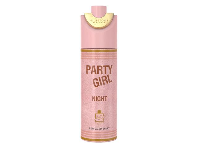 milestone дезодорант-спрей жен. party girl night 200ml