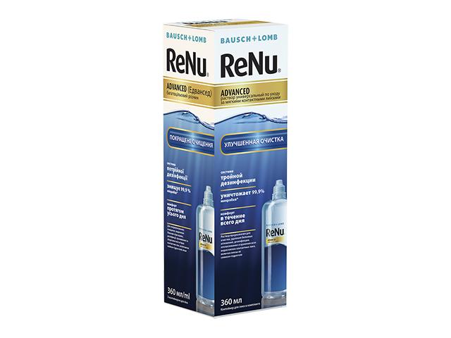 реню advanced универсальный раствор для линз 360мл [renu]