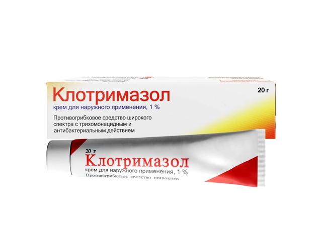клотримазол 1% 20г. крем /озон/ 5890