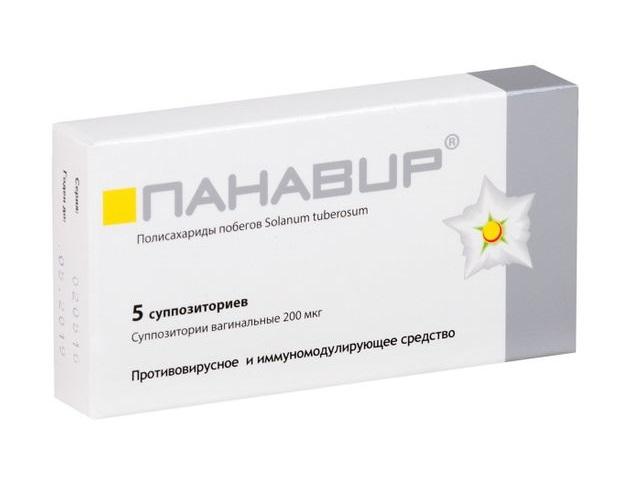 панавир 200мкг. №5 супп.рект.