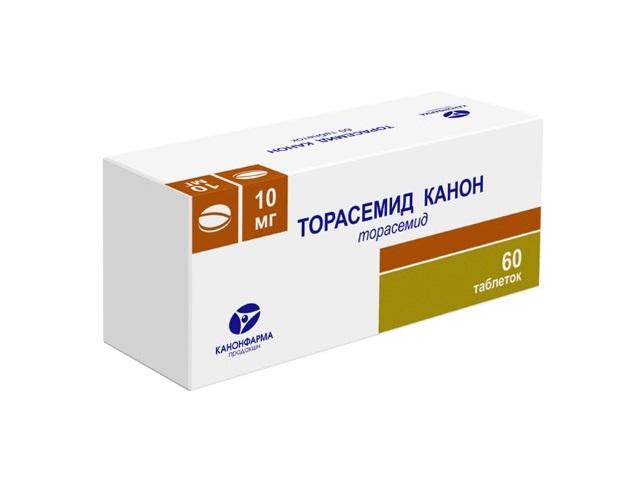 торасемид канон 10мг. №60 таб. 0905