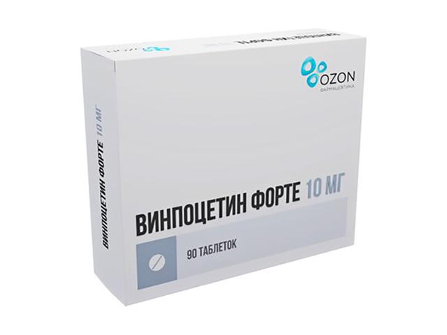 винпоцетин форте 10мг. №90 таб. /озон/