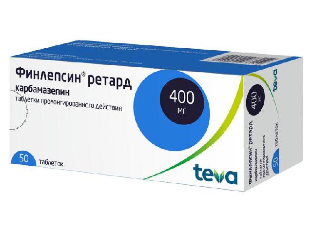 финлепсин ретард 400мг. №50 таб. пролонг.