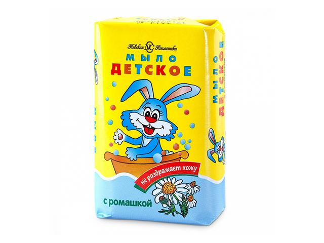 мыло детское ромашка 90г. /невская косметика/