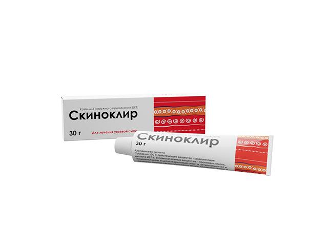 скиноклир 20% 30г. крем д/нар.прим.