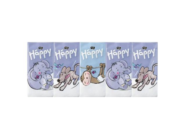 белла baby happy платочки носовые трехслойн. бум.№100