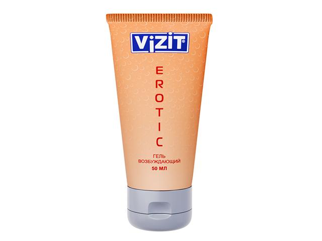 визит гель-лубрикант erotic возбуждающий 50мл  [vizit]