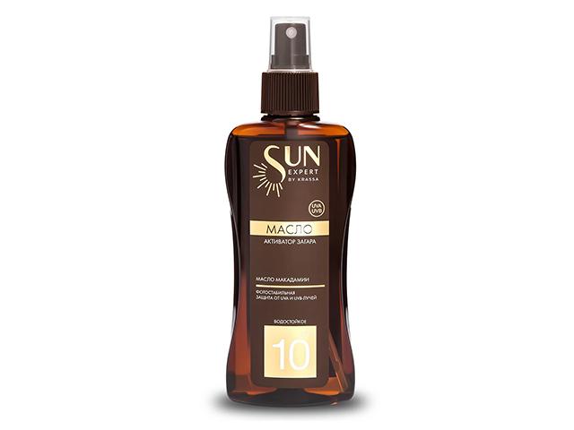krassa sun expert масло-активатор загара spf10 180мл se41504