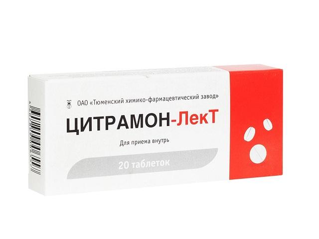 цитрамон-лект №20 таб. /тюменский/ 6557