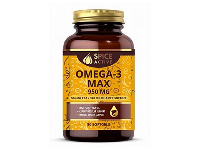 спайс актив омега-3 макс 950мг капс. №50 (spice active)