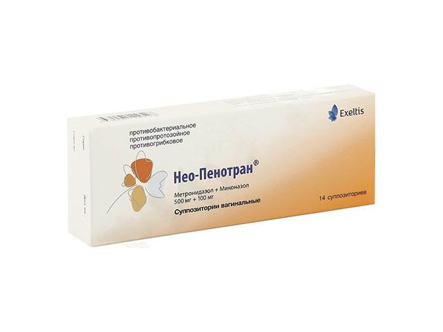 нео-пенотран №14 супп.ваг. 0831