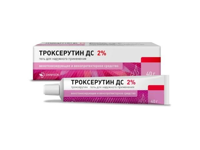 троксерутин дс 2% 40г. гель д/наруж. прим.