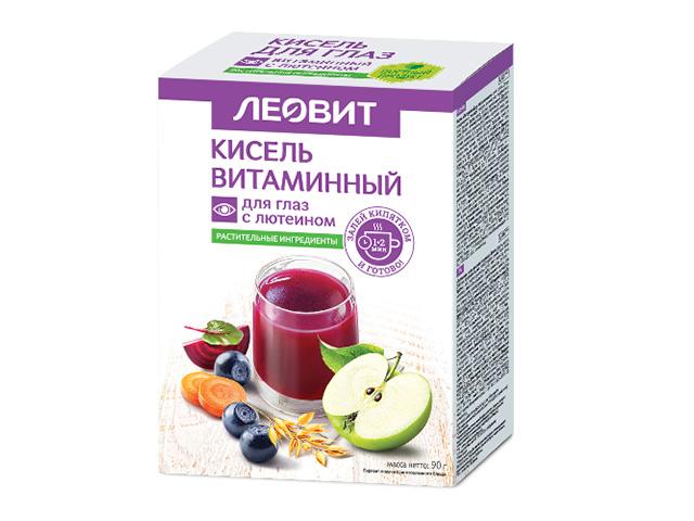 леовит кисель витаминный д/глаз с лютеином 18г. №5 пак.